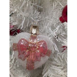 Angel Heart Inside Art Retired Old World Christmas Ornament